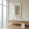rea Veidrodis LED ZONE 70X50 BRUSH GOLD