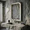 rea Veidrodis LED ZONE 70x50 BRUSH NICKEL