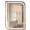rea Veidrodis LED ZONE 70x50 BRUSH ROSE GOLD