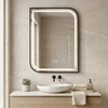 rea Veidrodis LED ZONE 70X50 Juodas