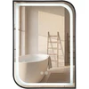 rea Veidrodis LED ZONE 70X50 Juodas
