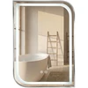 rea Veidrodis LED ZONE 80x60 BRUSH NICKEL