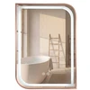 rea Veidrodis LED ZONE 80x60 BRUSH ROSE GOLD