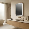 rea Veidrodis LED ZONE 80x60 BRUSH ROSE GOLD
