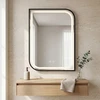 rea Veidrodis LED ZONE 80X60 Juodas