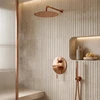 Rea Venti Copper juodas paslėptas dušo rinkinys + DĖŽUTĖ