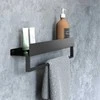rea Vonios kambario lentyna SF01 45cm juodas matt