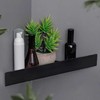 rea Vonios kambario lentyna SF07 juodas matt