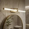 Sieninis šviestuvas Toolight Vonios sieninis LED šviestuvas APP1886-1W 60cm BRUSH GOLD