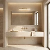 Sieninis šviestuvas Toolight Vonios sieninis LED šviestuvas APP1875-1W 40cm BRUSH GOLD