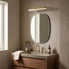 Sieninis šviestuvas Toolight Vonios sieninis LED šviestuvas APP1872 40 CM GOLD