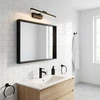 Sieninis šviestuvas Toolight Vonios sieninis LED šviestuvas APP1866-1W 40 cm Juodas