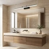 Sieninis šviestuvas Toolight Vonios sieninis LED šviestuvas APP1880-1W 80cm Juodas