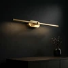 Sieninis šviestuvas Toolight Vonios sieninis LED šviestuvas APP1893-1W 60 cm BRUSH GOLD