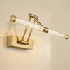Sieninis šviestuvas Toolight Vonios Sieninis Led Šviestuvas APP1899-1W 40cm Gold