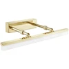 Sieninis šviestuvas Toolight Vonios sieninis LED šviestuvas APP1872 40 CM GOLD