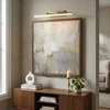 Sieninis šviestuvas Toolight Vonios sieninis LED šviestuvas APP1876-1W 60cm BRUSH GOLD