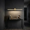 Sieninis šviestuvas Toolight Vonios sieninis LED šviestuvas SWE048-1W 80cm GOLD BRUSH
