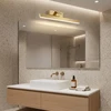 Sieninis šviestuvas Toolight Vonios sieninis LED šviestuvas SWE007-1W 43cm BRUSH GOLD