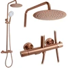 Termostatinis dušo komplektas Drop Copper