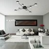 Pakabinamas šviestuvas Toolight 8 atramų LED lempa APP523-8C Juoda