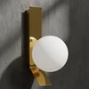 Toolight APP1758-1W šepečio aukso/baltos spalvos sieninis šviestuvas