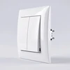 Toolight Dvigubas Jungiklis Oste Jnh007-w Baltas
