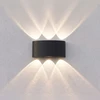 Toolight Fasado Sieninis Šviestuvas Led Jnh040-6g Juodas
