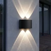 Toolight Fasado Sieninis Šviestuvas Led Jnh039-4g Juodas