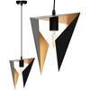 Pakabinamas šviestuvas Toolight GEOMEETRILINE KOLMNUKKULINE LAELAMP APP253-1CP MUST