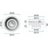 Pakabinamas šviestuvas Toolight Krištolo lubų šviestuvas LED 20W APP412-C