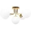 Lubinis šviestuvas Toolight Lampa sufitowa auksinė APP1575-5C