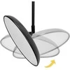 Pakabinamas šviestuvas Toolight Lampa wisząca LED APP1280-CP Juodas
