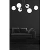 Lubinis šviestuvas Toolight LAMPA WISZĄCA SUFITOWA JUODA MAT APP1576-6C