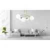 Lubinis šviestuvas Toolight LAMPA WISZĄCA SUFITOWA ZŁOTA APP1577-5C