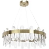 Toolight LED krištolinis pakabinamas šviestuvas SWE074-1CP 50cm Brushed Gold