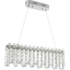 Toolight LED krištolinis pakabinamas šviestuvas SWE073-CP 60cm Chrome