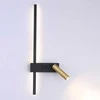 Sieninis šviestuvas Toolight LED SIENINĖ LAMPA APP1439-W RIGHT Juodas GOLD