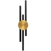 Sieninis šviestuvas Toolight LED SIENINĖ LAMPA LED APP1437-W Juodas GOLD