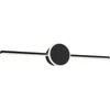 Toolight LED sieninis šviestuvas 80CM APP850-1W ROUND Juodas