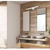 Toolight LED sieninis šviestuvas 8W 40CM APP368-1W CHROM