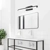 Sieninis šviestuvas Toolight LED vonios sieninė lempa virš veidrodžio 12W 50CM APP373-1W Juodas