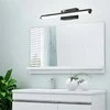 Sieninis šviestuvas Toolight LED vonios sieninė lempa virš veidrodžio 12W 50CM APP373-1W Juodas