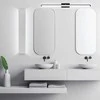 Sieninis šviestuvas Toolight LED vonios sieninė lempa virš veidrodžio 20W 100CM APP375-1W Juodas