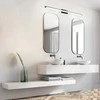 Sieninis šviestuvas Toolight LED vonios sieninė lempa virš veidrodžio 20W 100CM APP375-1W Juodas