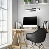 Sieninis šviestuvas Toolight LED vonios sieninė lempa virš veidrodžio 12W 50CM APP373-1W Juodas