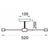 Pakabinamas šviestuvas Toolight Lempa Spider 5 APP1024-5CP Juoda