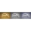 Pakabinamas šviestuvas Toolight LEMPA SU NUOTOLINIO VALDYMO PULTELIU LED PLAFOND APP792-CP
