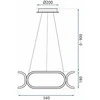 Pakabinamas šviestuvas Toolight LEMPA SU NUOTOLINIO VALDYMO PULTELIU LED PLAFOND APP792-CP