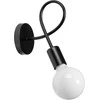 Sieninis šviestuvas Toolight Lempos sieninė lempa Metal Loft PARADISE Juodas 392199